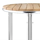 Table ronde en frêne et aluminium Bolero 600mm